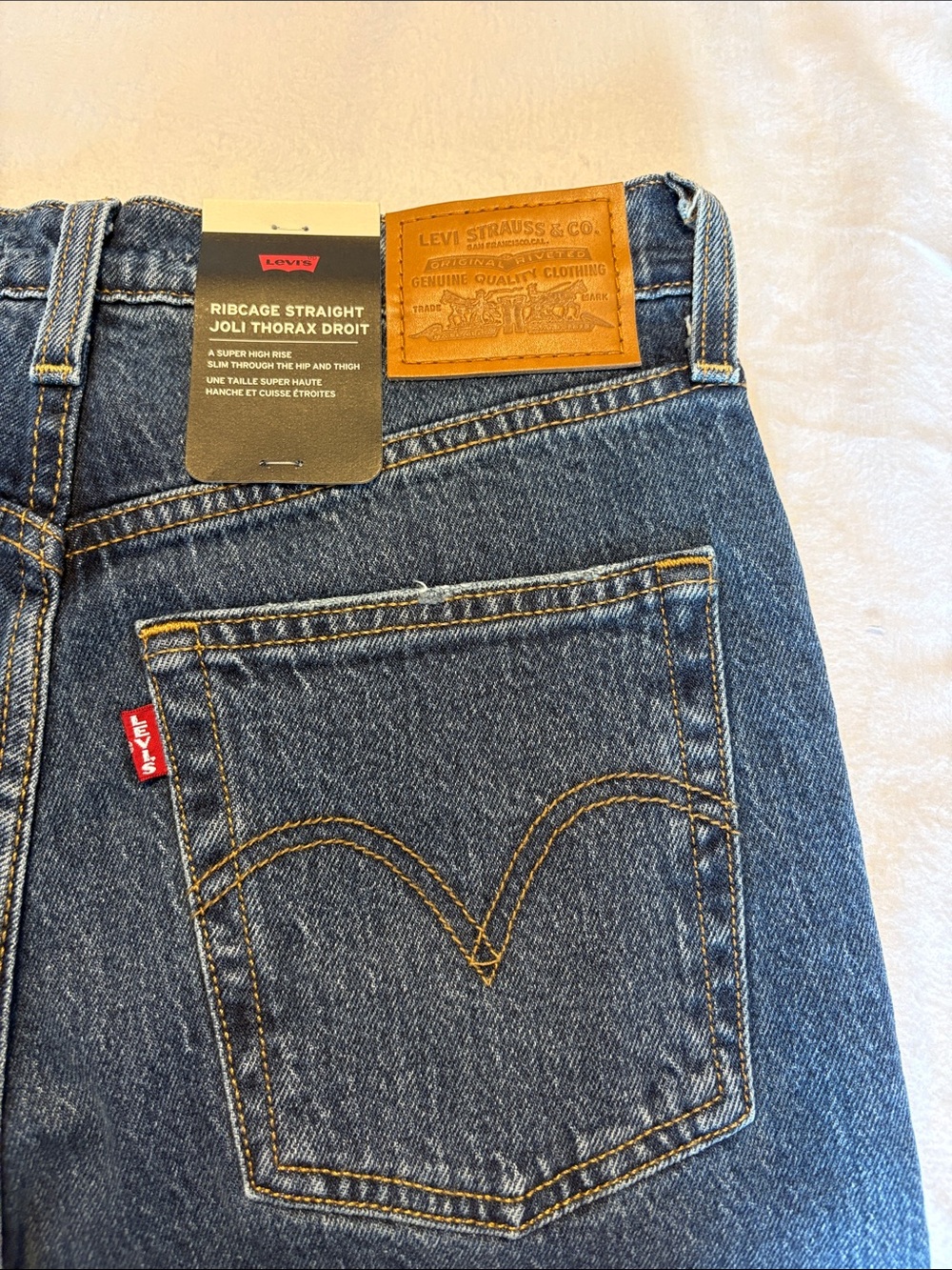 Levi's Women's Ribcage straight 27